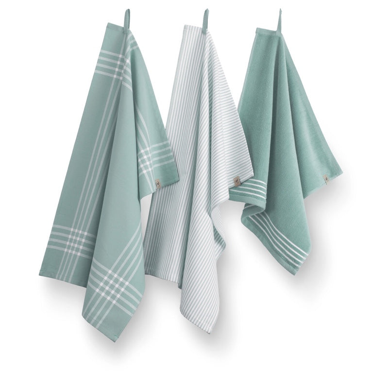 Walra Keukenset 3-delig Groen  – Superior Kitchen Set – Katoen