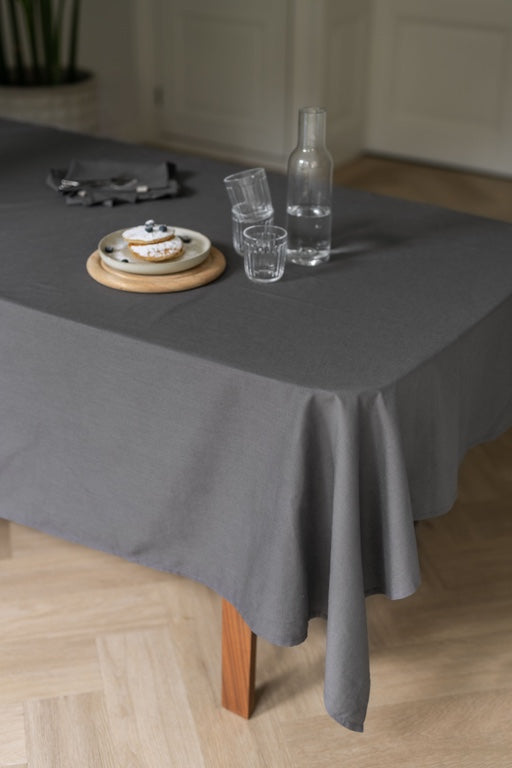 Walra Tafelkleed Lovely Linnen - 140x240cm - Antraciet