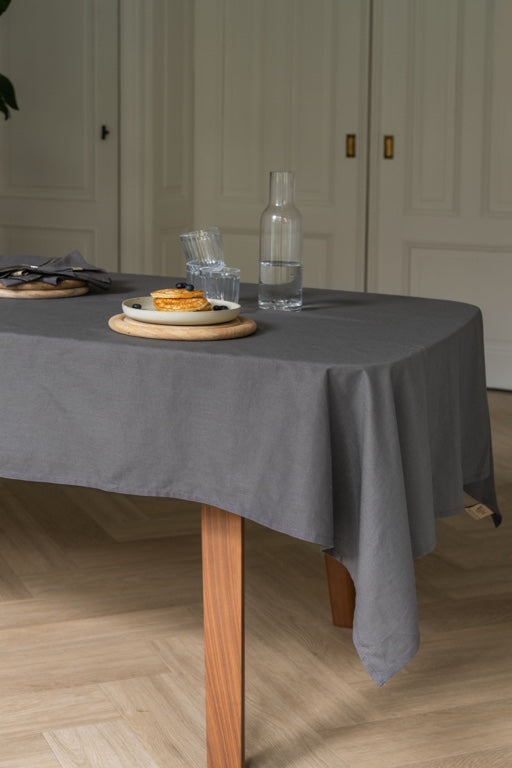 Walra Tafelkleed Lovely Linnen - 140x240cm - Antraciet
