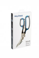 Anysharp 5-in-1 schaar multifunctioneel - Zwart/blauw