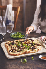 Emile Henry Pizzasteen Maestro - 430x330x33mm - Cream