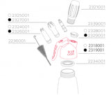 iSi Kopstuk compleet Dessert Whip - Wit