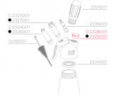 iSi Afdekdop Dessert Whip - Zwart