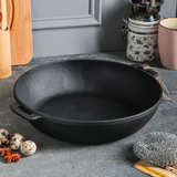 Maysternya Gietijzeren Barbecuepan met handvaten - Ø 20 x 4 cm