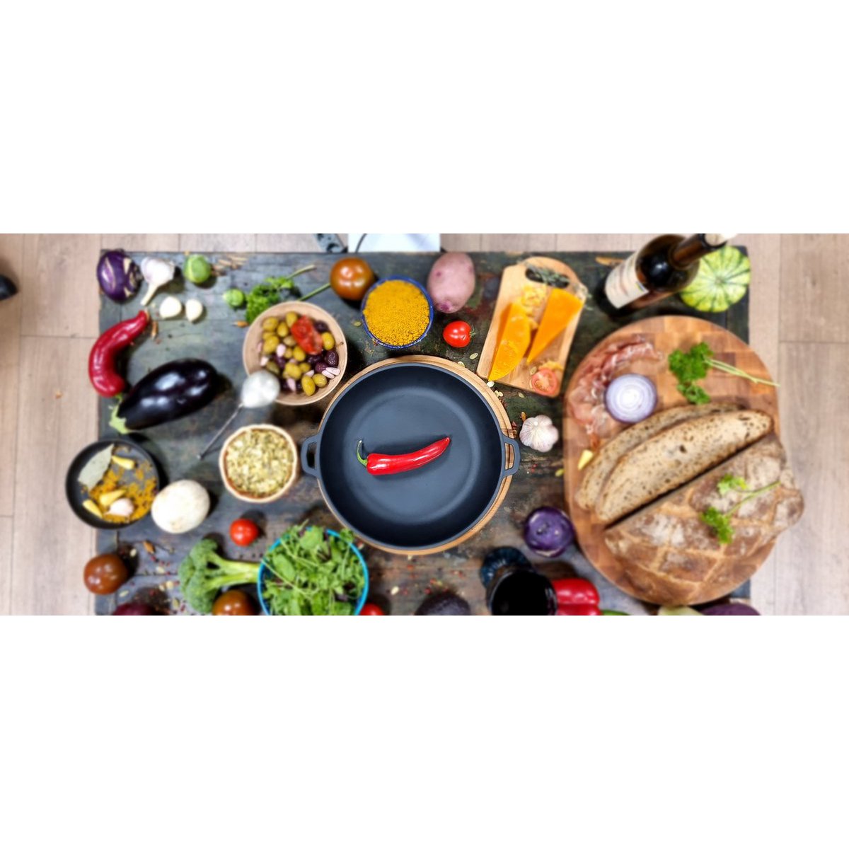 Maysternya Gietijzeren Paellapan - Outdoor Cooking