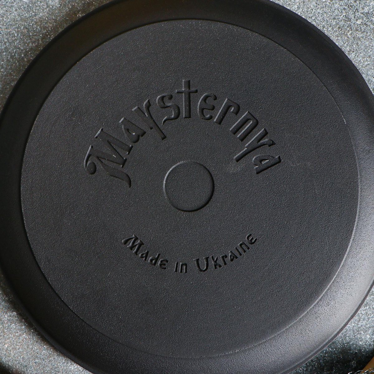 Maysternya Gietijzeren Pannenkoekenpan met houten handvat - Ø 22 x 2.5 cm