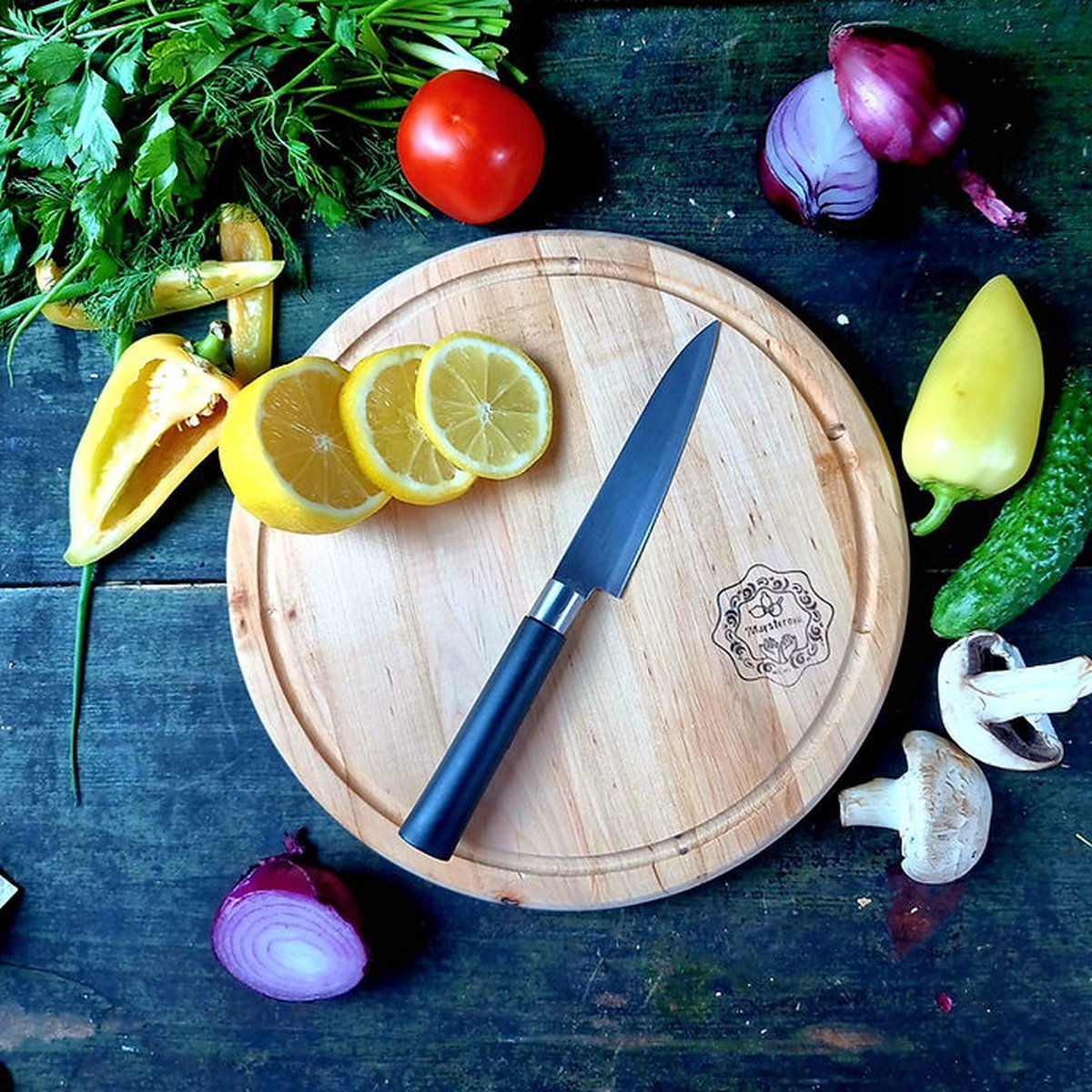 Houten Pizzaplank - Ø 27 x 1.5 cm