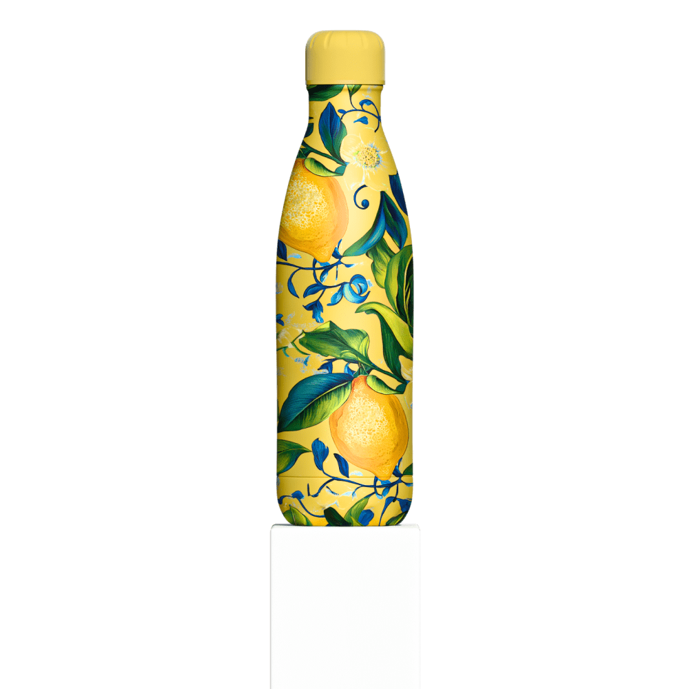 IZY Drinkfles - Giallo Limone - Duurzame Thermofles 500ML - Siciliaanse Zomer