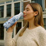 IZY Drinkfles Soft Azure | 500ML Luxe & Duurzame Thermofles - Modern Mastery Collectie