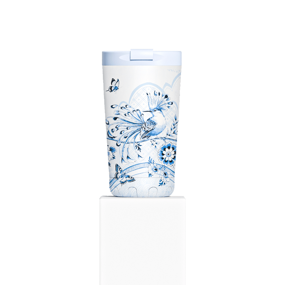 IZY Thermomok - Soft Azure - 350ML Design Koffiebeker To Go - Modern Mastery Collectie