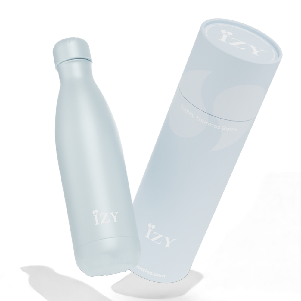 IZY Drinkfles - Licht Blauw | 500ML - Thermofles To Go - The Originals Collectie