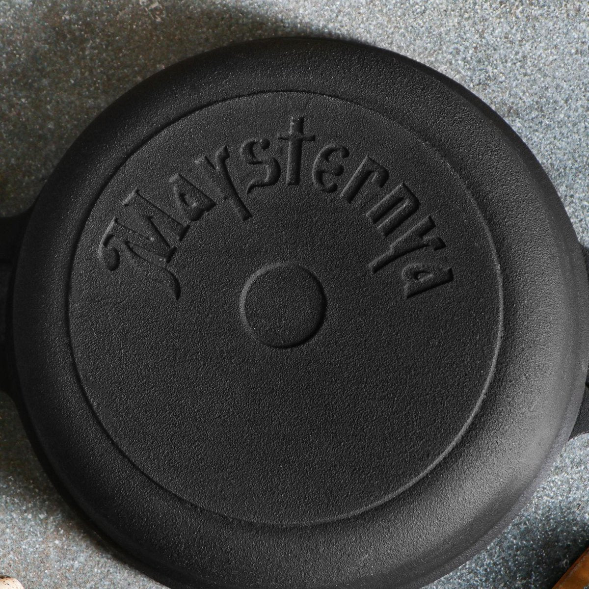 Maysternya Gietijzeren Braadpan met glazen deksel - 2 Liter