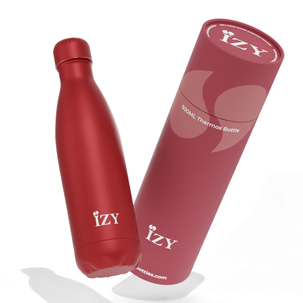 IZY Drinkfles - Rood | 500ML - Thermofles To Go - The Originals Collectie