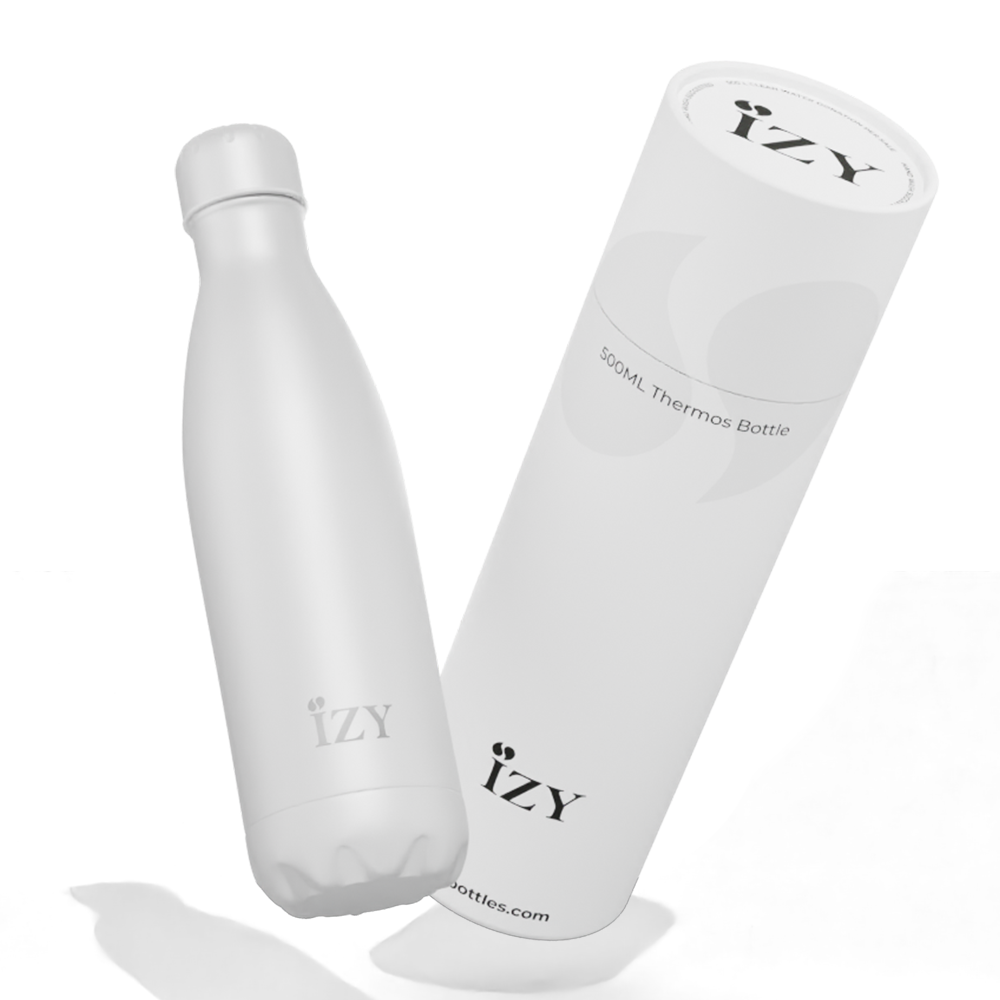 IZY Drinkfles - Wit | 500ML - Thermofles To Go - The Originals Collectie