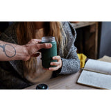 Black+Blum Reisbeker Glas 0,34 L - Blauw - Lekvrij, Smaakneutraal & Duurzaam