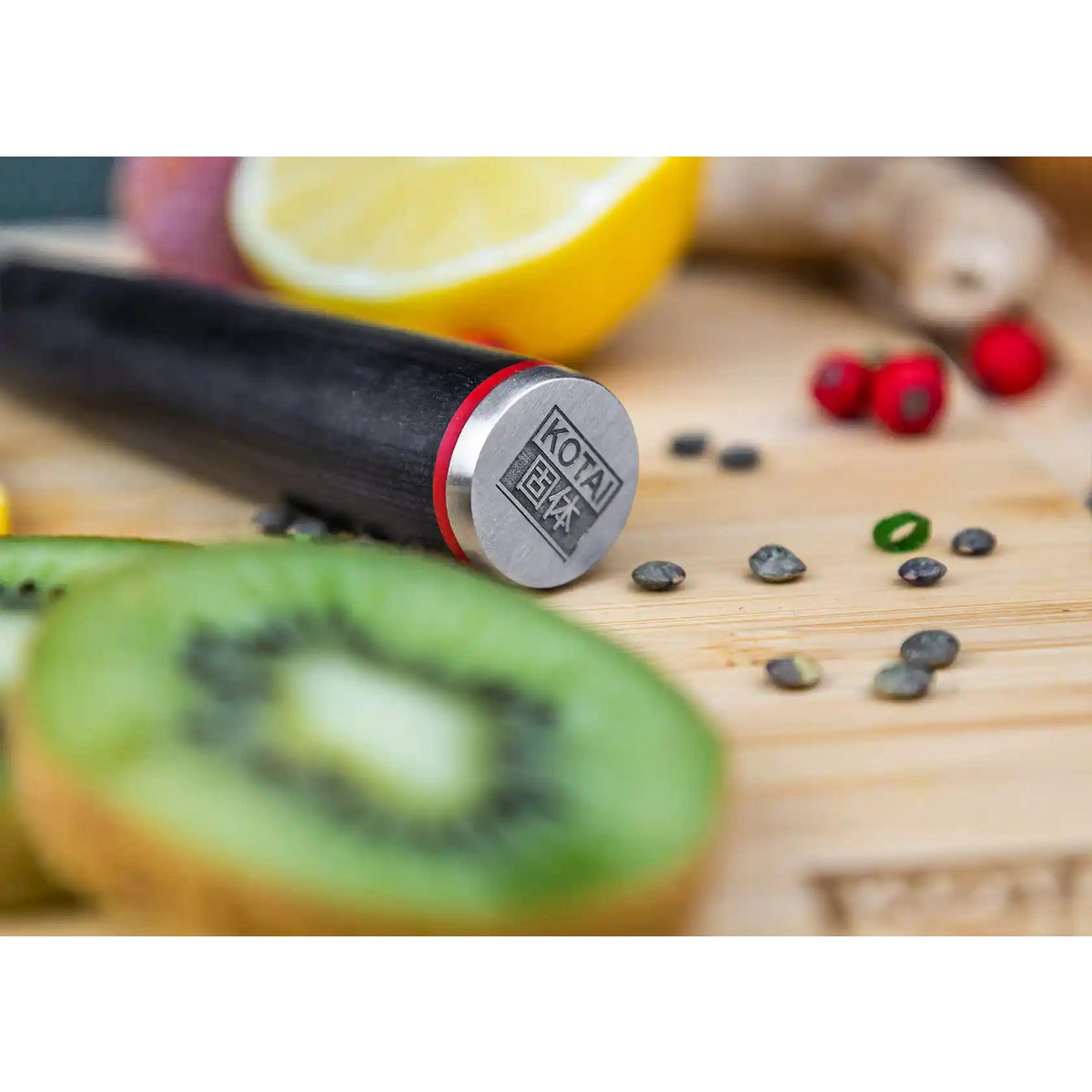 Kotai Schilmesje 90 mm – Met Bamboe Saya - Geleverd in een Luxe bamboe geschenkverpakking