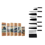 Kotai Complete Set – 6 Messen voor Alle Snijtaken - Geleverd in een Luxe bamboe geschenkverpakking