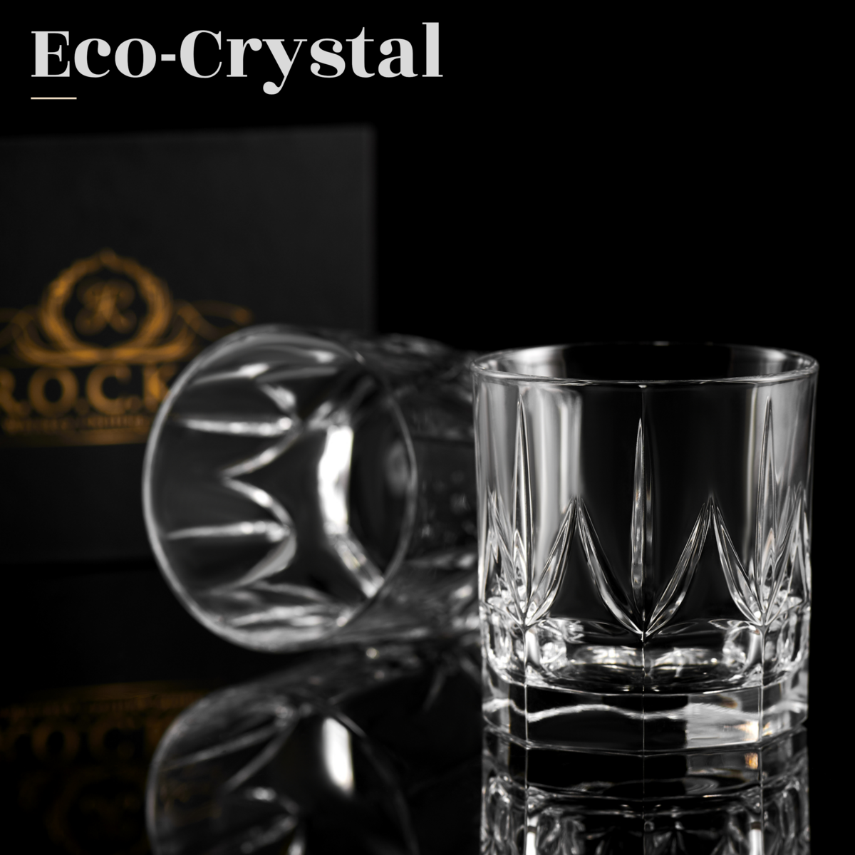 The Eco Crystal Collection – Imperial Whiskey Glass Edition - Geleverd in een geschenkverpakking