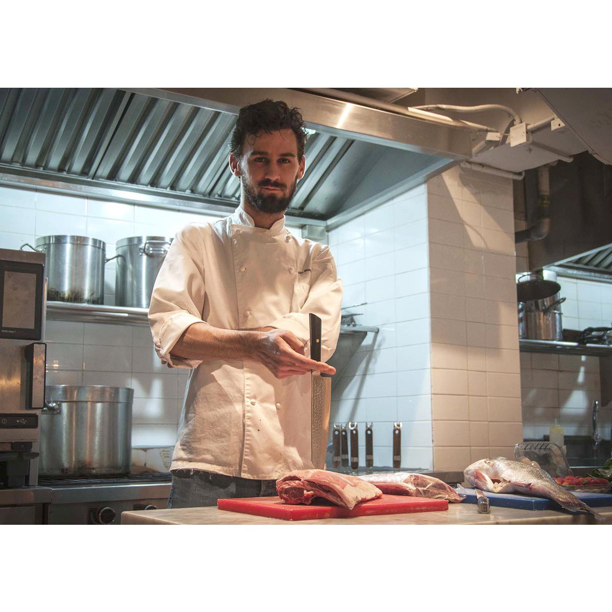 Kotai Bunka Starter Set Deluxe – 2 Messen + Bamboe Snijplank - Geleverd in een Luxe bamboe geschenkverpakking