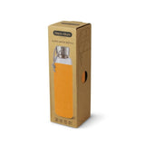 Black+Blum Glas Waterfles 0,6 L - Oranje - 100 % Lekvrij, Elegantie & Duurzaamheid