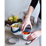 Black+Blum Lunch Pot Original Blauw - Lunchbox - 300 + 600ml