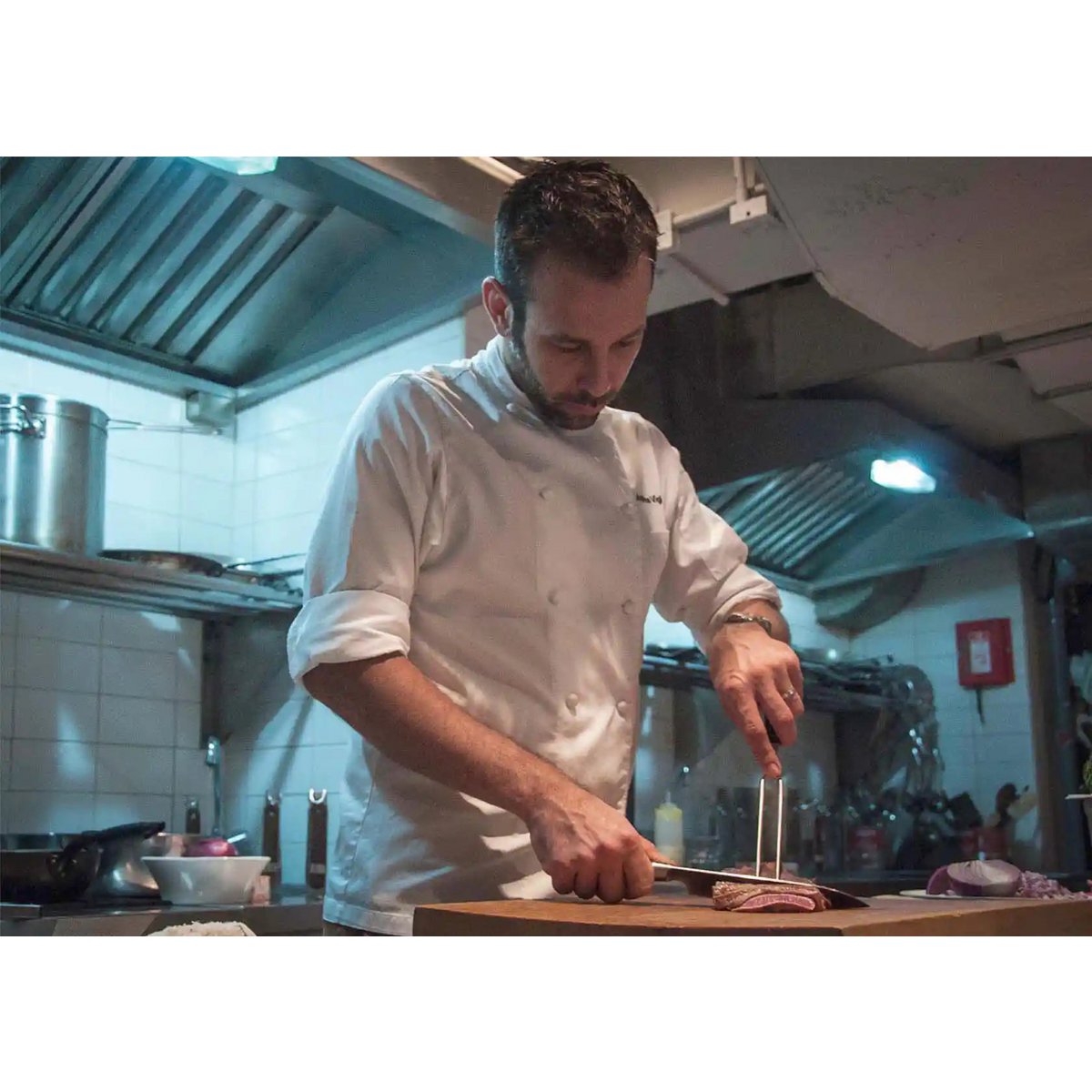 Kotai Vleesvork 27 cm – Voor Het Hanteren Van Vlees Met Precisie - Geleverd in een Luxe bamboe geschenkverpakking