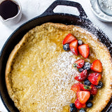 Maysternya Gietijzeren Pannenkoekenpan met houten handvat - Ø 22 x 2.5 cm