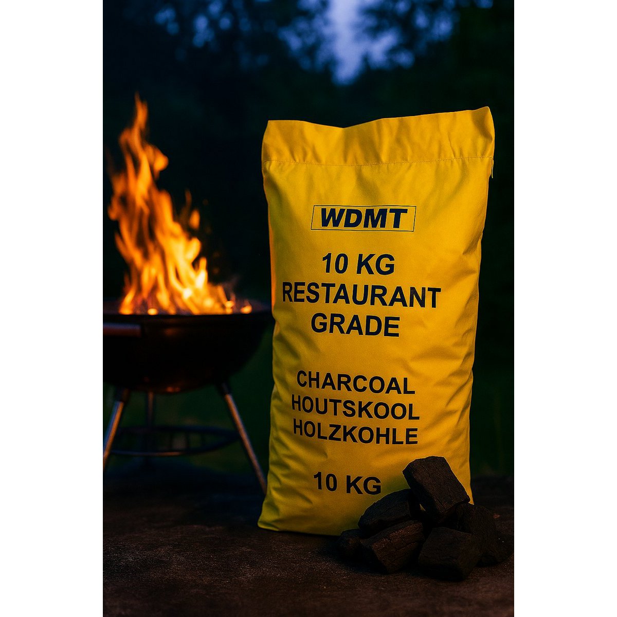 WDMT Premium Restaurantkwaliteit Houtskool – 10KG